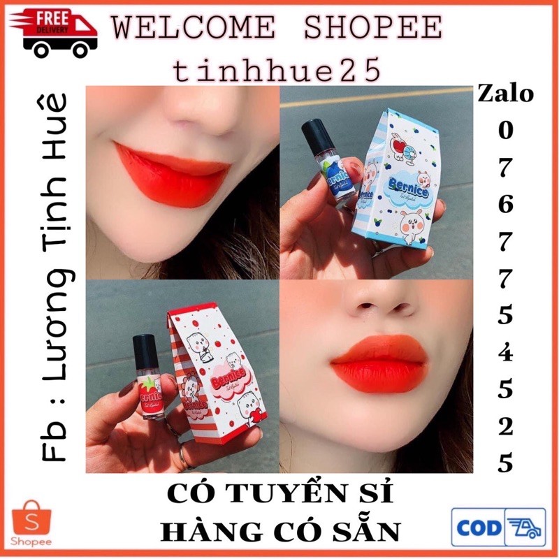 💥 HÀNG MỚI VỀ💥 SET SON TINT 4 màu HÀNG CHÍNH HÃNG CHUẨN CTY 100% | BigBuy360 - bigbuy360.vn