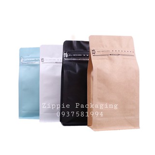 Túi zipper giấy kraft 8 cạnh