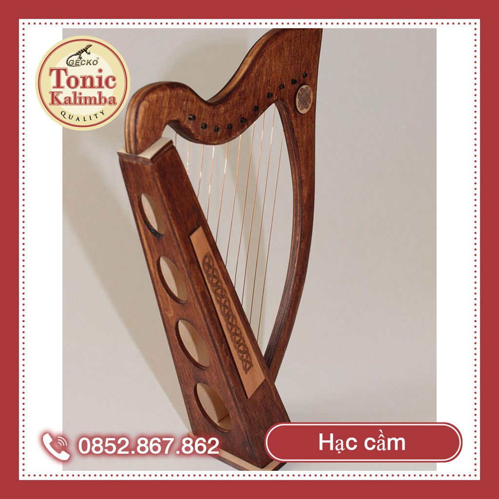 Đàn Lyre Harp đàn hạc thủ công Tặng phụ kiện giáo trình bảo hành thân đàn 10 năm tặng đàn kalimba 17 phím KATENE-W01031