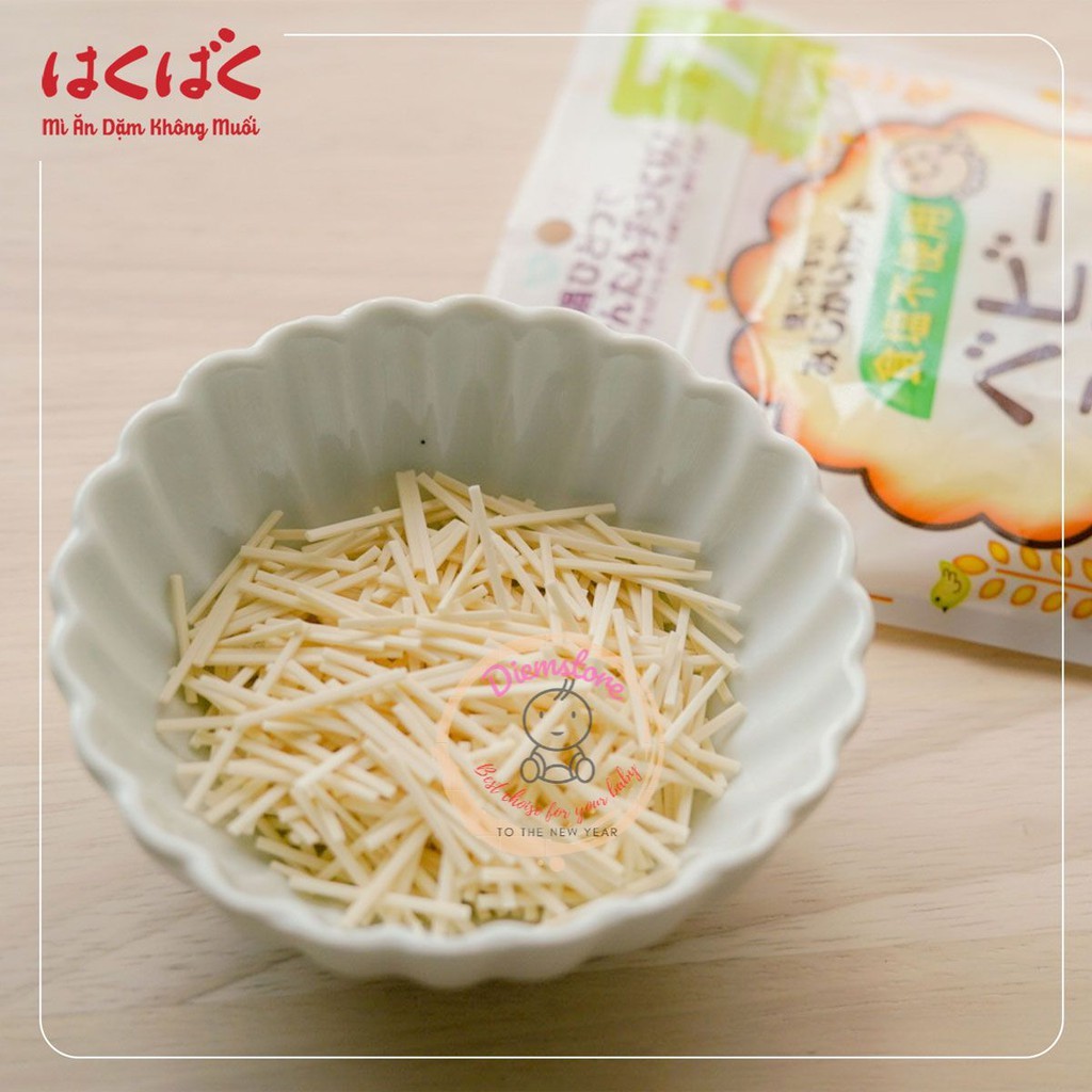 Mỳ ăn dặm somen/udon/spaghetti Hakubaku gói 100gr