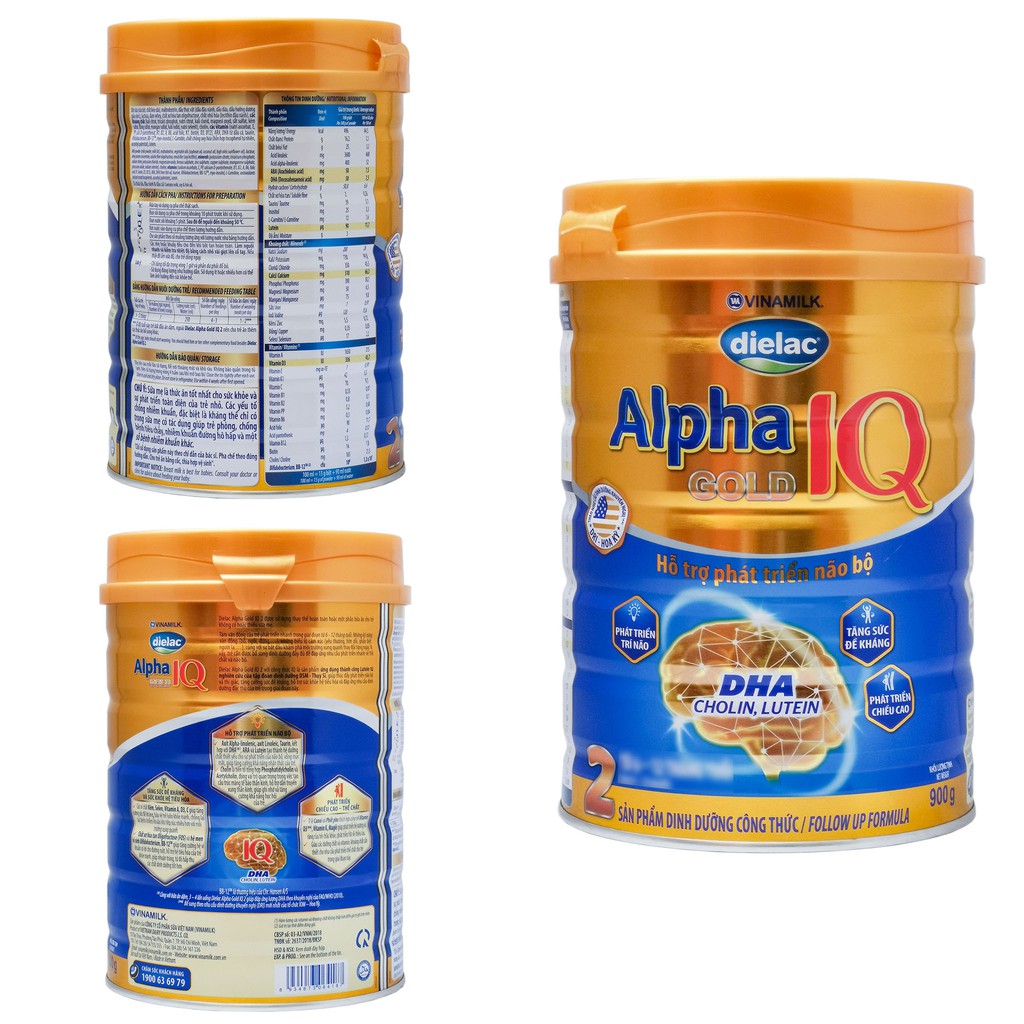 SỮA BỘT DIELAC ALPHA GOLD 1/2/3/4 850G