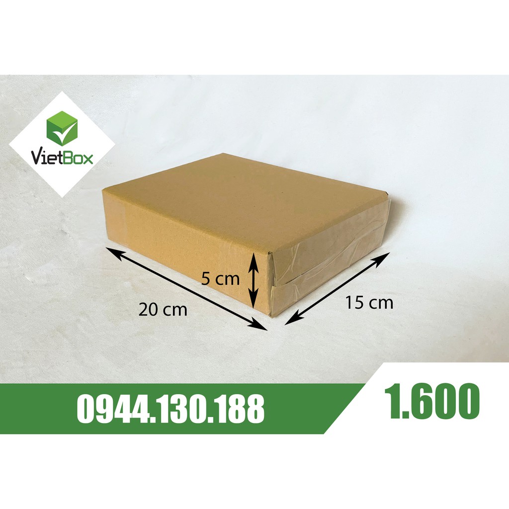 Combo 40 hộp carton 20x15x5