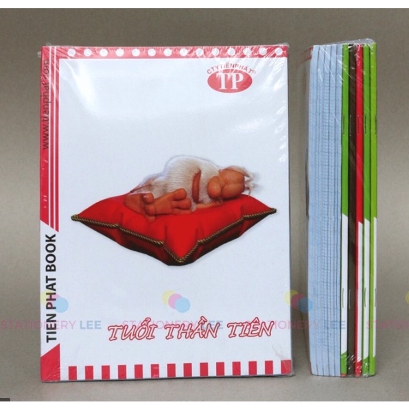 Tập vở 200 trang Tiến Phát Tuổi Thần Tiên kẻ thường . Định lượng 50gsm. Giấy mỏng. 1 Quyển.