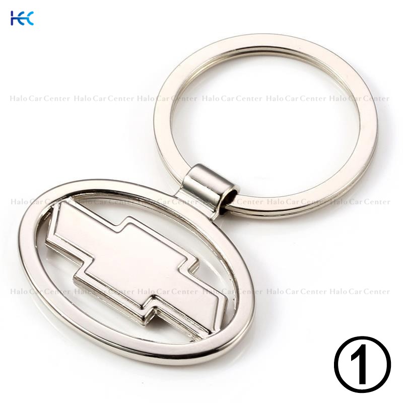 Bộ móc chìa khóa hợp kim kim loại chất lượng cao hình logo xe hơi Chevrolet