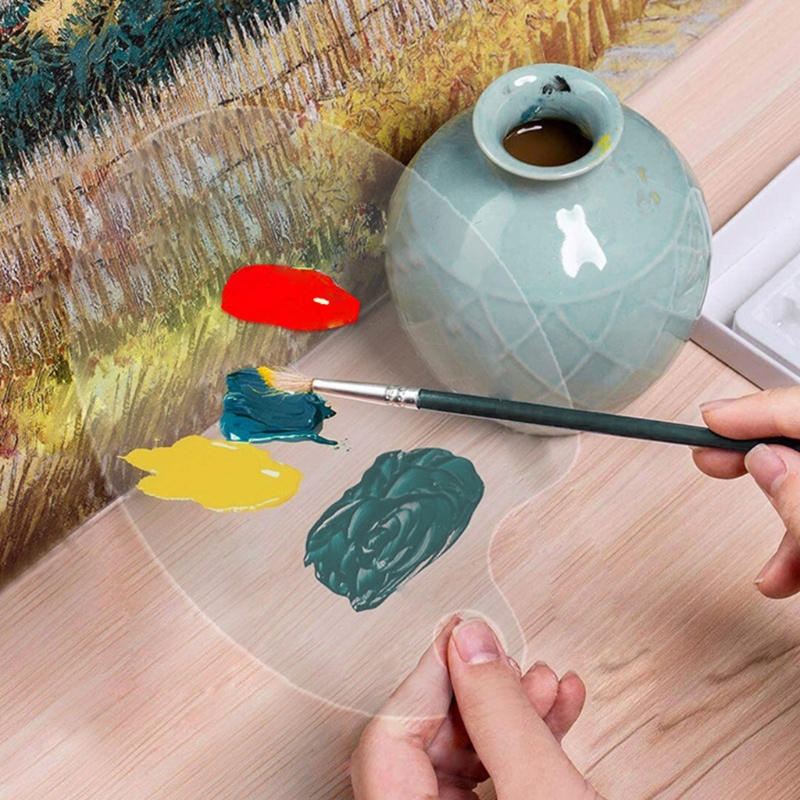 Bảng Đựng Màu Vẽ Cầm Tay Bằng Acrylic Trong Suốt Cho Người Mới Bắt Đầu