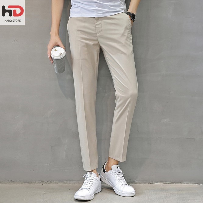 Quần tây nam dáng Baggy ống rộng vải Hàn cao cấp, co giãn thời trang HADO | BigBuy360 - bigbuy360.vn