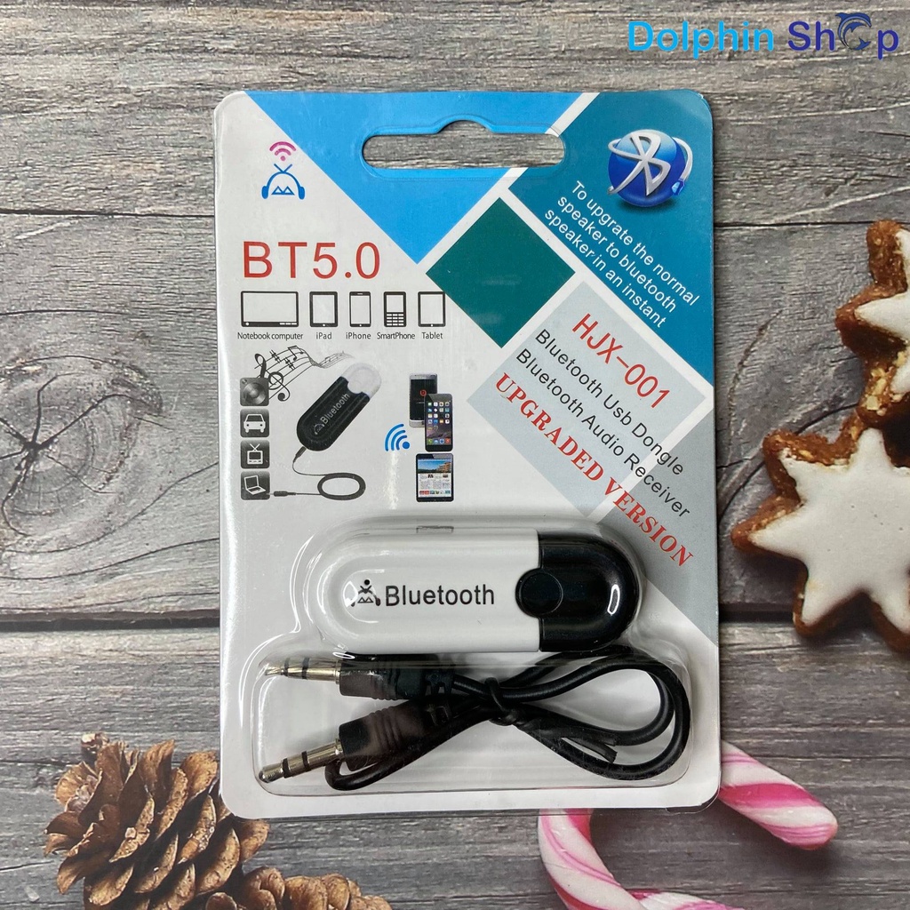 [Có Clip] Usb Bluetooth Dongle HJX-001 Biến Loa Thường Thành Loa Bluetooth - Loại Tốt