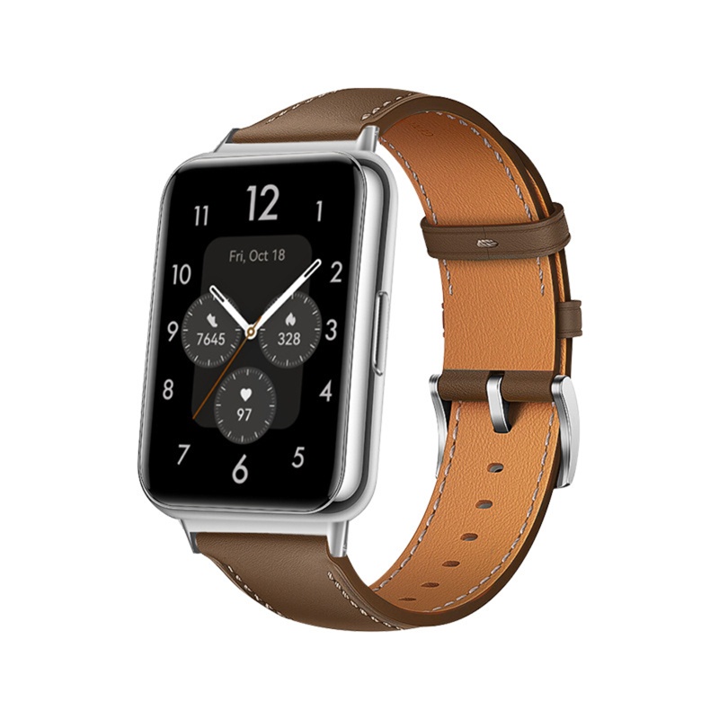 Dây Da PU Có Thể Điều Chỉnh Cho Đồng Hồ Thông Minh Huawei Iwatch Fit 2