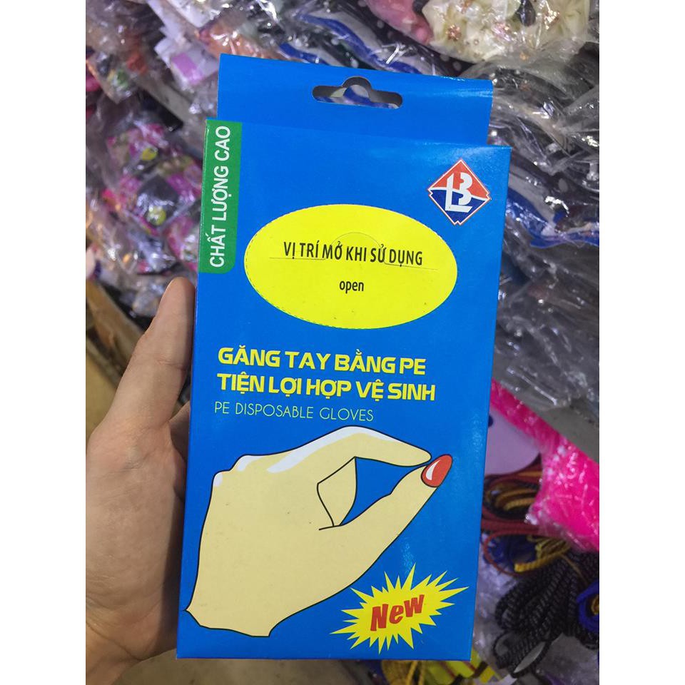 Hộp găng tay nilong vệ sinh