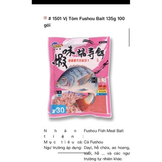 Combo 4 gói Mồi câu NTN : Rô phi gan , rô phi trắng , rô phi đỏ , rô phi tôm