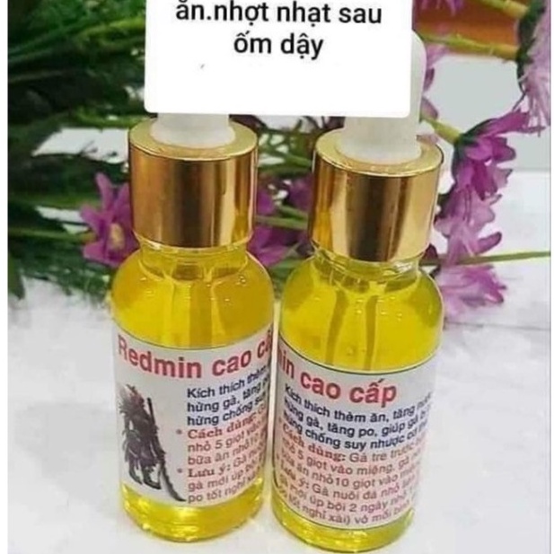 Redmin vàng cao cấp cho gà đá   - tăng bo - tăng sức mạnh cơ bắp