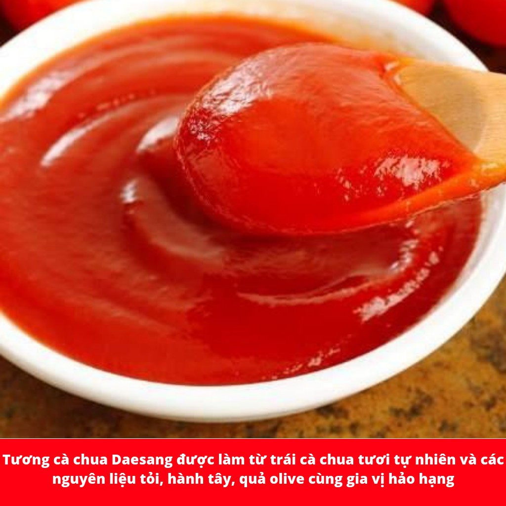 Tương Cà Chua HÀN QUỐC DAESANG Chai nhỏ 300gr ( RICH TOMATO KETCHUP)