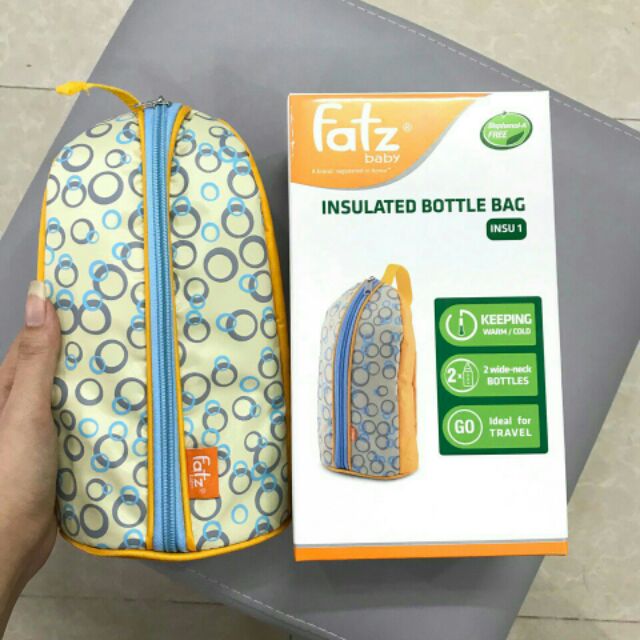 Túi giữ ấm lạnh 1 bình sữa cổ rộng Fatz Hàn Quốc