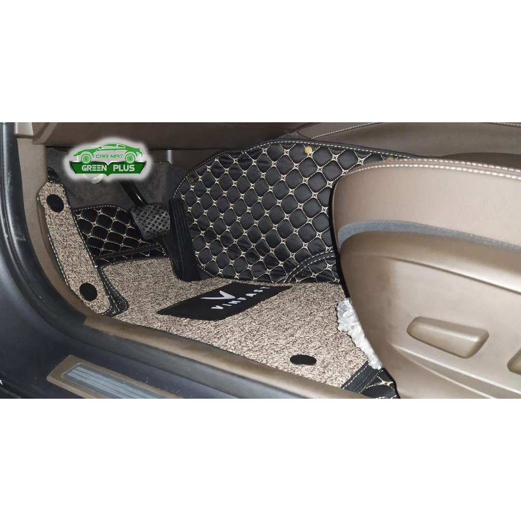 Thảm lót sàn ô tô 6D Vinfast Lux A 2.0 chống nước, không mùi, phủ kín 90% sàn xe