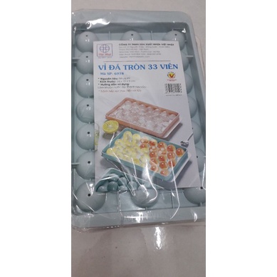 Khuôn đá bi #khuôn đổ thạch tròn 33 viên#tiêu chuẩn Việt