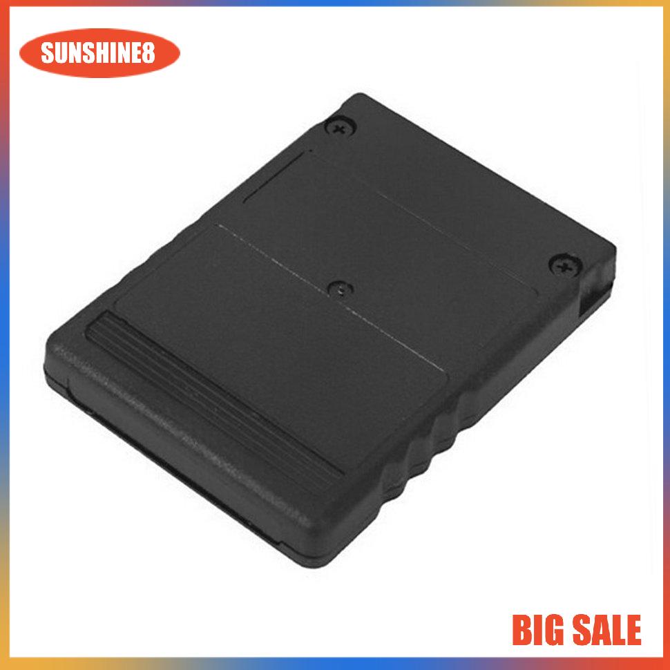 【SUN】High Speed Memory Card Save Game Data Stick Module Card for PS2 Black