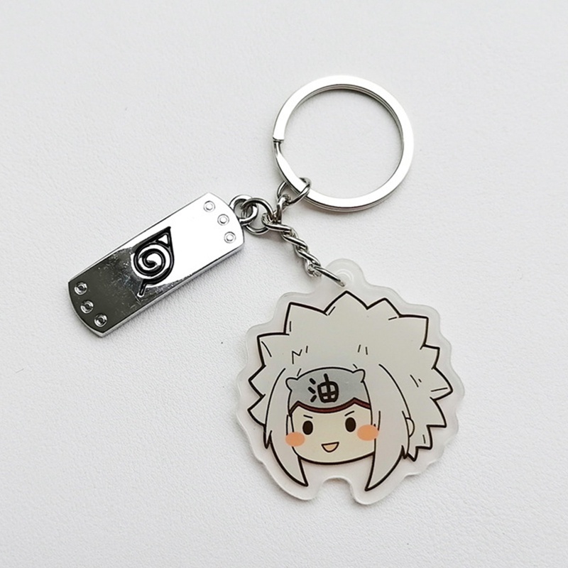 flowersqueen Móc Khóa Bằng Acrylic Hình Naruto Uzumaki Kakashi Độc Đáo