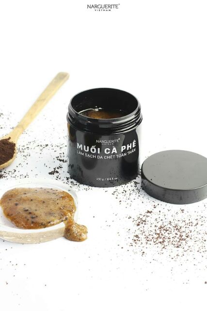 MUỐI TẮM CAFE LÀM SẠCH DA CHẾT TOÀN THÂN NARGUERITE (250GR) | BigBuy360 - bigbuy360.vn