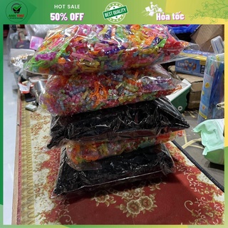 Thun cột tóc cho nữ tiện dụng đa năng nhều màu sắc 500g