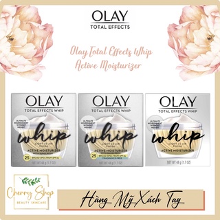 [Hàng USA] Kem Dưỡng Phục Hồi Và Tái Tạo Da Olay Total Effects Whip Active Moisturizer (48g)