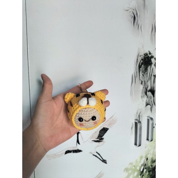 móc khóa len handmade tiểu hổ