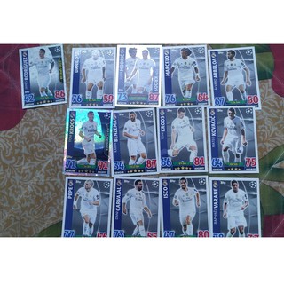 Set thẻ MATCH ATTAX REAL MADRID mùa giải 2016 (Đức)