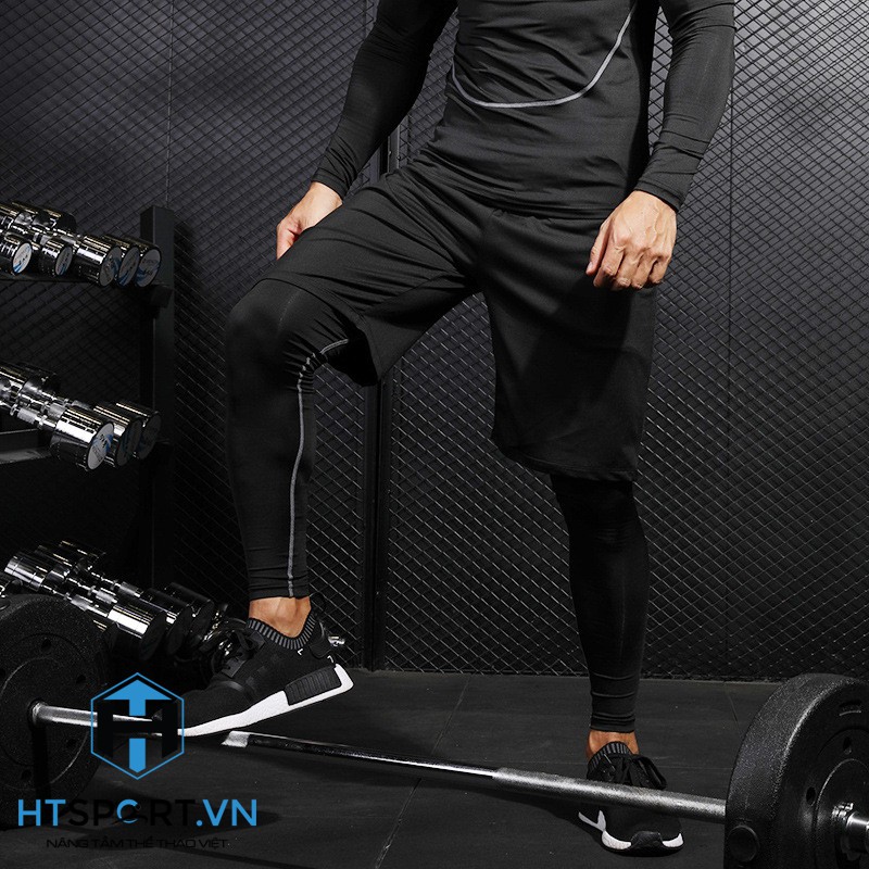 Quần Giữ Nhiệt Nam, Quần Body Pro Combat Dài LEGGING Jogger Tập Gym Bóng Rổ Đá Bóng Nam