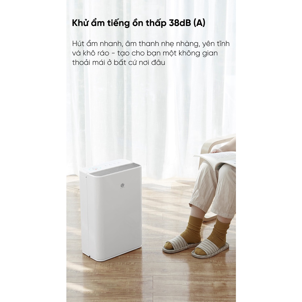 Máy hút ẩm thông minh NEW WIDETECH 12L - WDH312ENW1