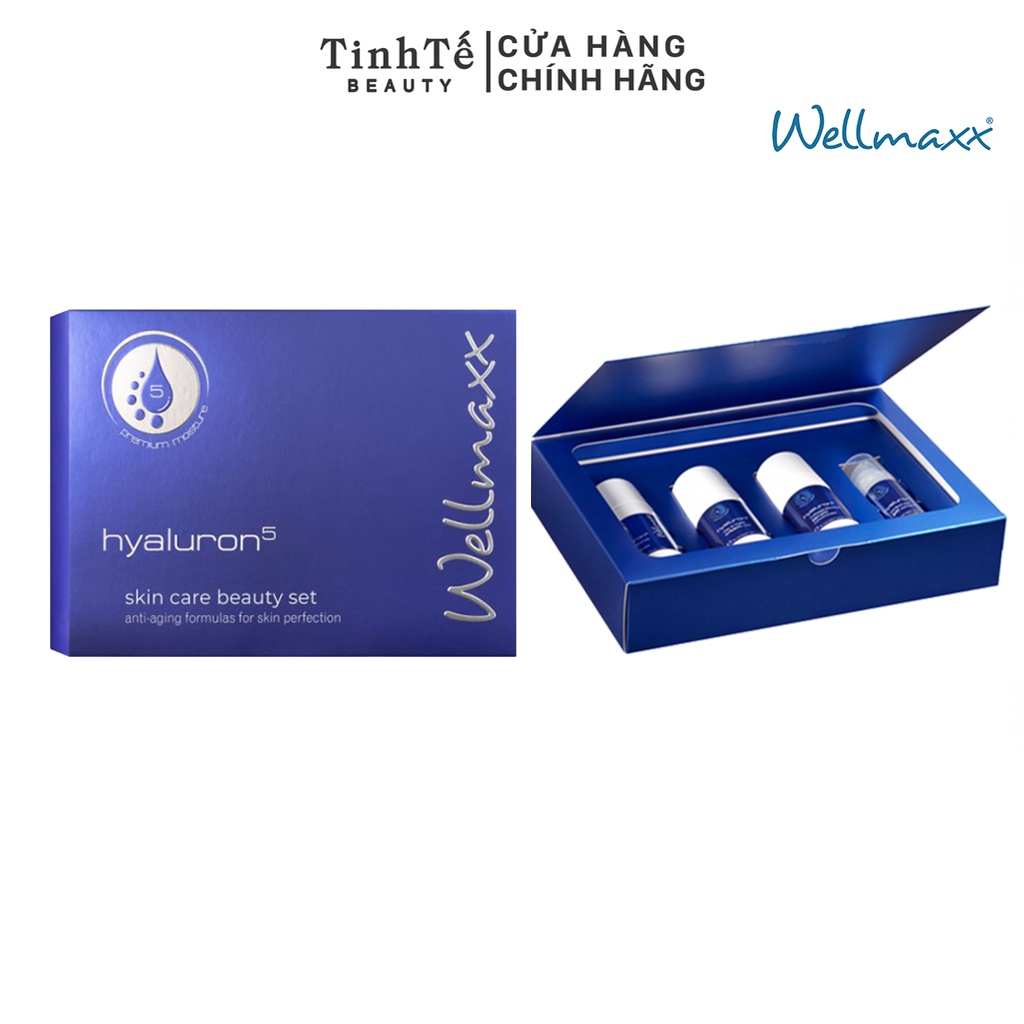 Bộ sản phẩm chăm sóc da Wellmaxx Hyaluron5 Skin Care Beauty