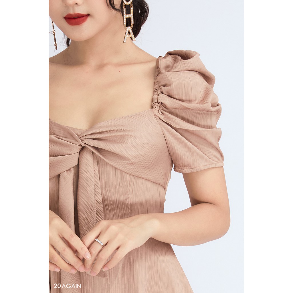 Đầm xoè phối tay bồng 20Again DEA0815 | BigBuy360 - bigbuy360.vn