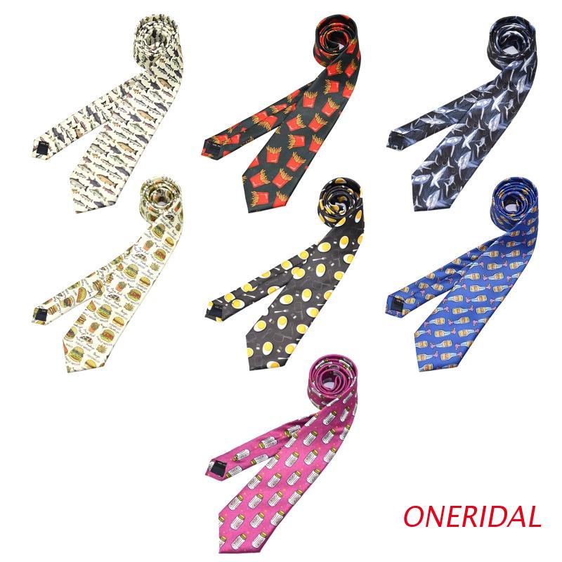 Cà Vạt Họa Tiết Hoạt Hình Sáng Tạo Vui Nhộn Cho Nam Và Nữ