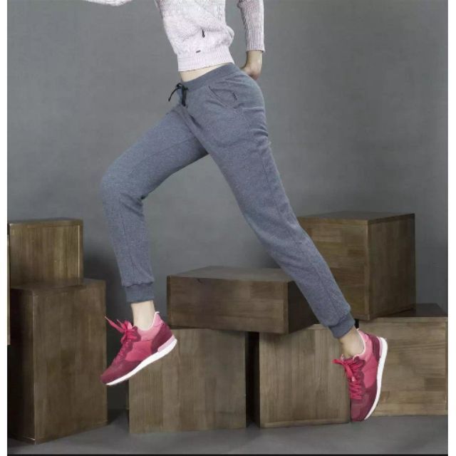 Quần thể thao nữ chất thun nỉ dày đẹp QNTR1