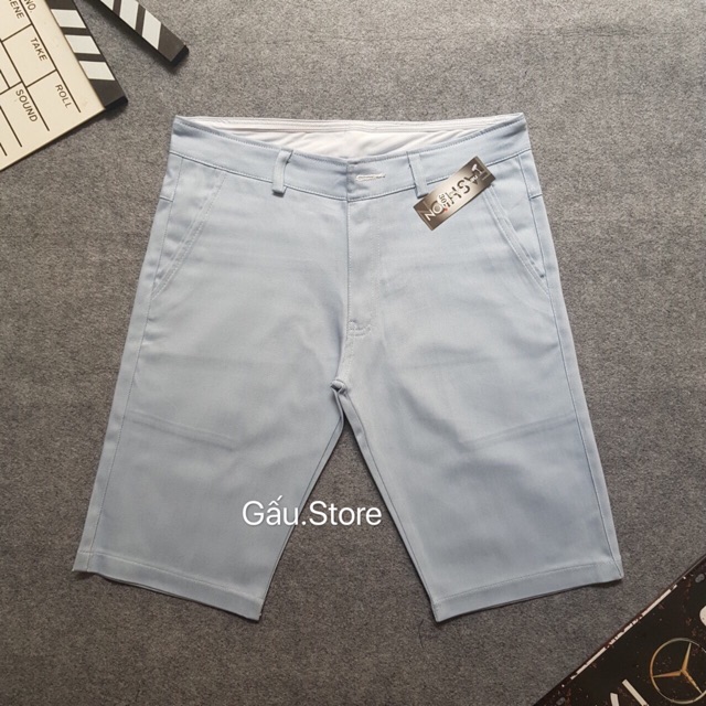 Quần short kaki nam trơn thiết kế Hàn Quốc chất co giãn cực thoải mái ngày Hè | BigBuy360 - bigbuy360.vn