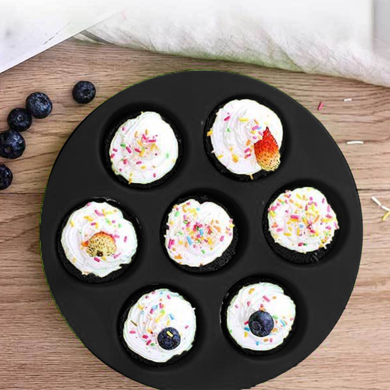 Bộ 7 Cốc Làm Bánh Muffin Cho Nồi Chiên Không Dầu 3.5-5.8L