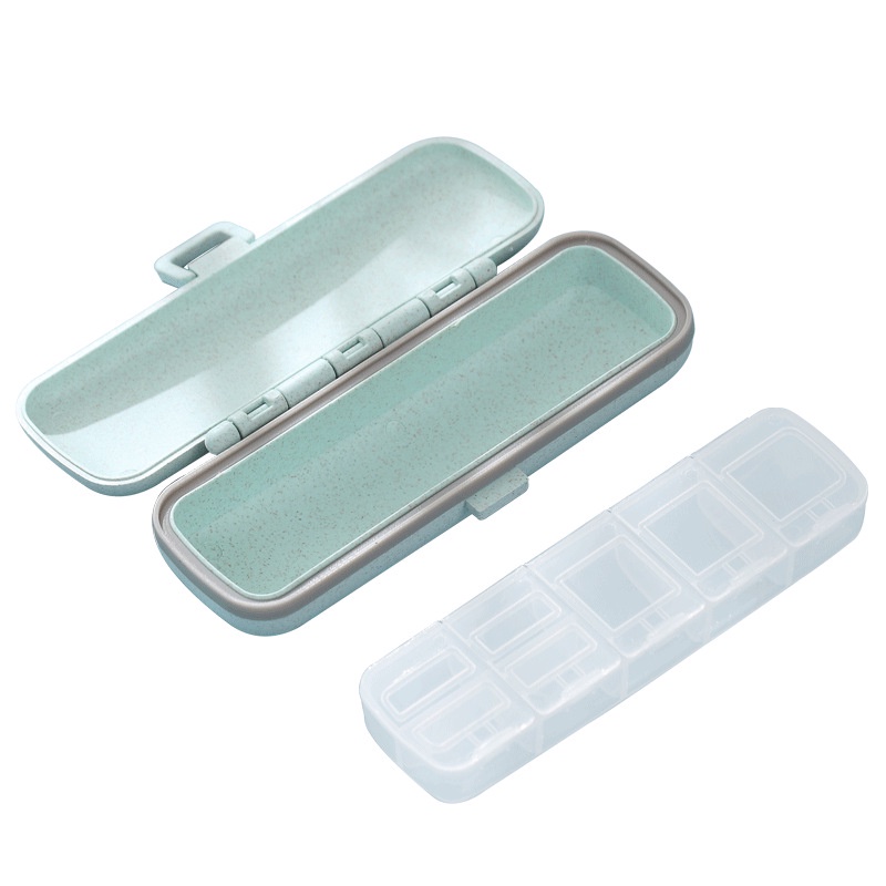 Hộp đựng thuốc 7 ngăn 13.8x4.5cm - BX3252