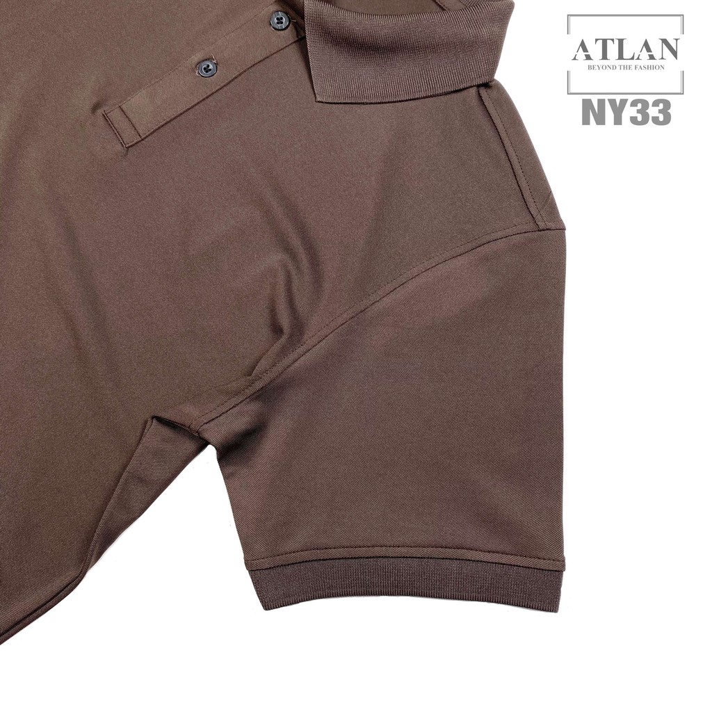 Áo Thun Có Cổ 💖 𝘍𝘳𝘦𝘦𝘴𝘩𝘪𝘱 💖 Áo Polo Nâu Vải Cotton Co Giãn 4 Chiều - NY33 | BigBuy360 - bigbuy360.vn