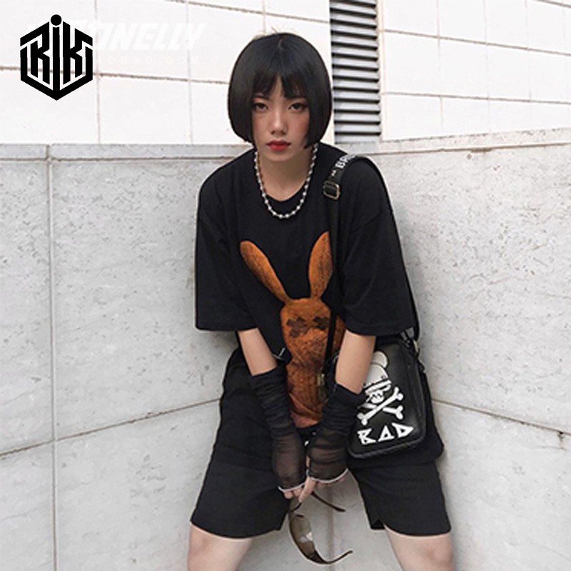 Áo thun tay lỡ RIK nam nữ Unisex, áo phông form rộng Oversize ATL130 | BigBuy360 - bigbuy360.vn