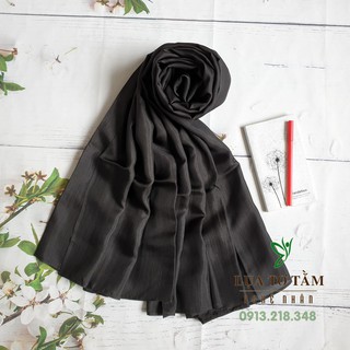 Khăn Lụa Tơ Tằm 100% Việt Nam màu đen
