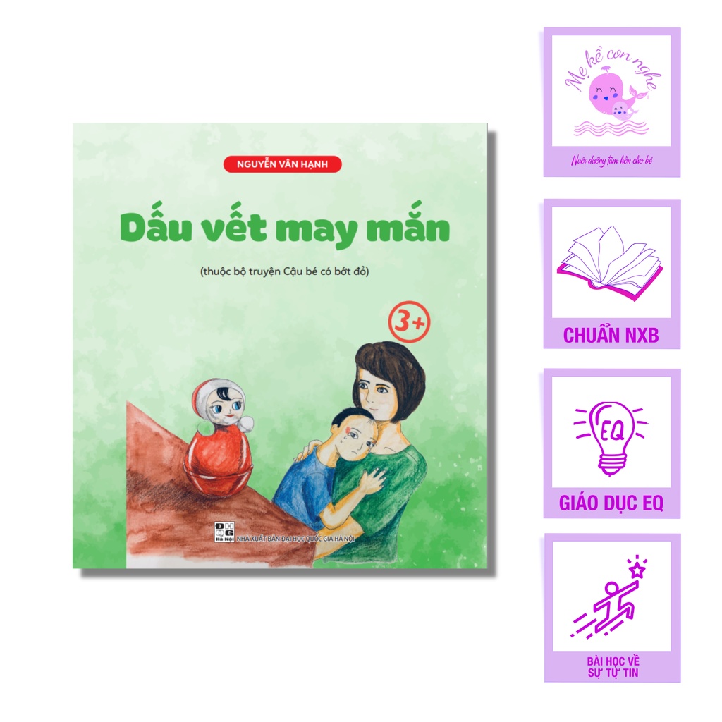 Truyện tranh thiếu nhi, ehon, kỹ năng sống, giáo dục trí tuệ cảm xúc "Dấ vết may mắn"