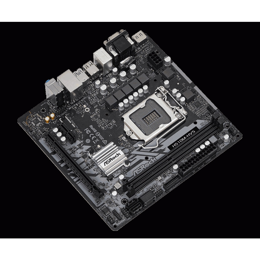 Main Asrock H510M HVS socket 1200 hỗ trợ cpu đời 10 và 11 + hàng chính hãng bảo hành 36 tháng