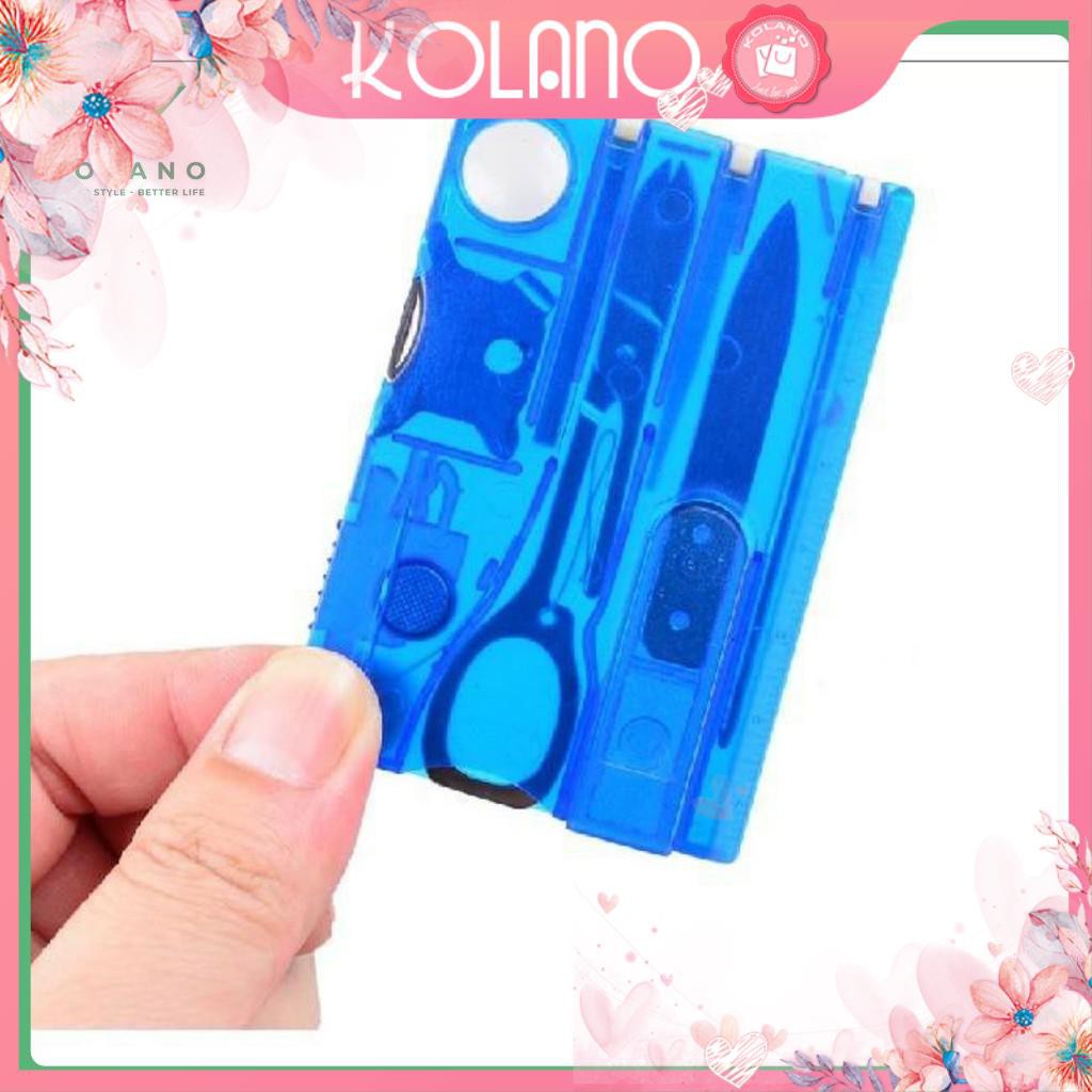 Bộ Dụng Cụ Đa Năng Bỏ Túi 13 Món Trong 1 KOLANO Bộ Dụng Cụ Sửa Chữa Nhỏ Gọn Như Thẻ ATM HG-001119