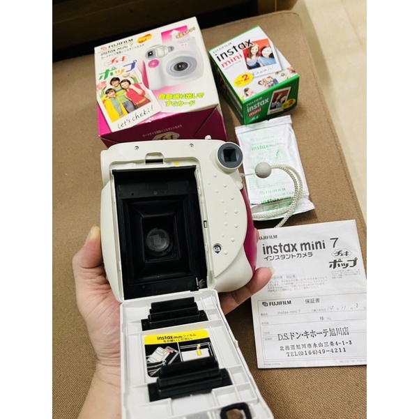 Máy chụp ảnh lấy liền Fujifilm Instax Mini 25 tặng kèm pin và 1 pack film 10 tấm date 2024