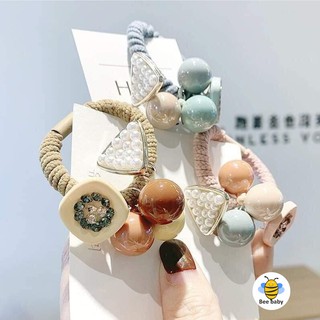 Dây buộc tóc đính đá siêu sang chảnh cho nữ