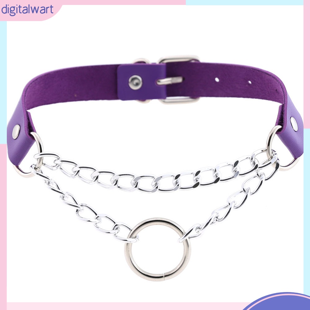 Vòng Cổ Choker Giả Da Thời Trang Cá Tính Cho Nam / Nữ