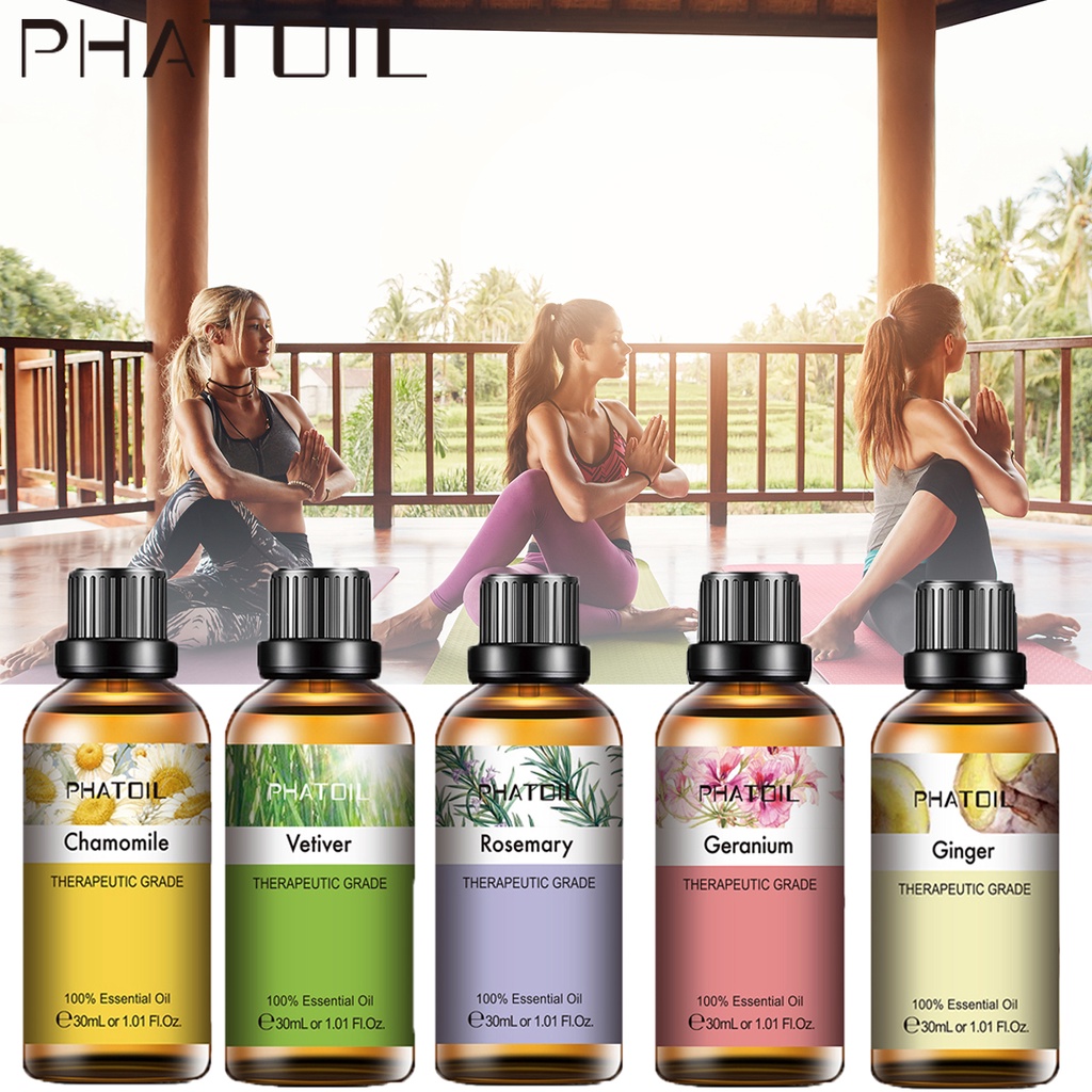 Tinh dầu mát xa chiết xuất thiên nhiên 30ml tùy chọn