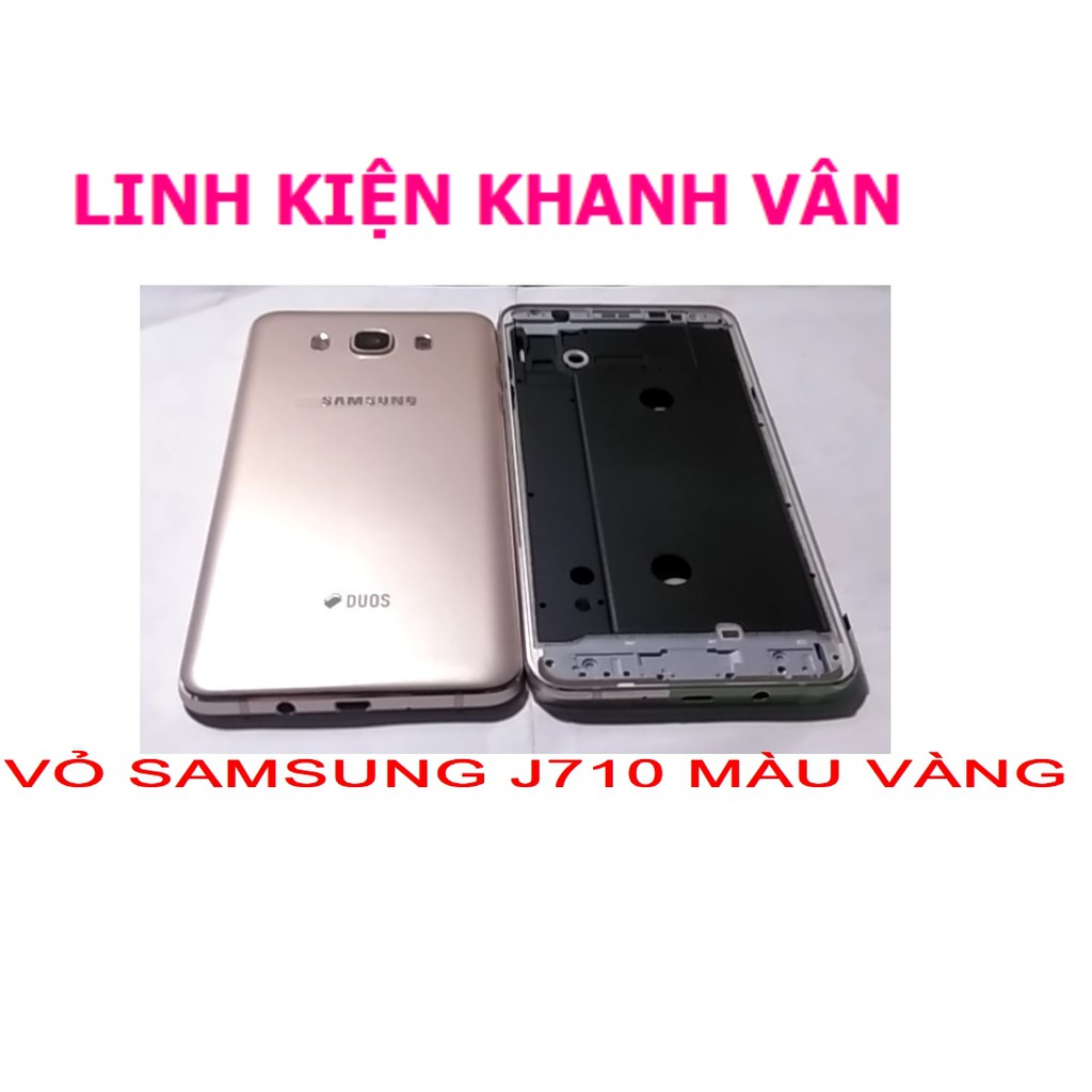 VỎ SAMSUNG J710 MÀU VÀNG