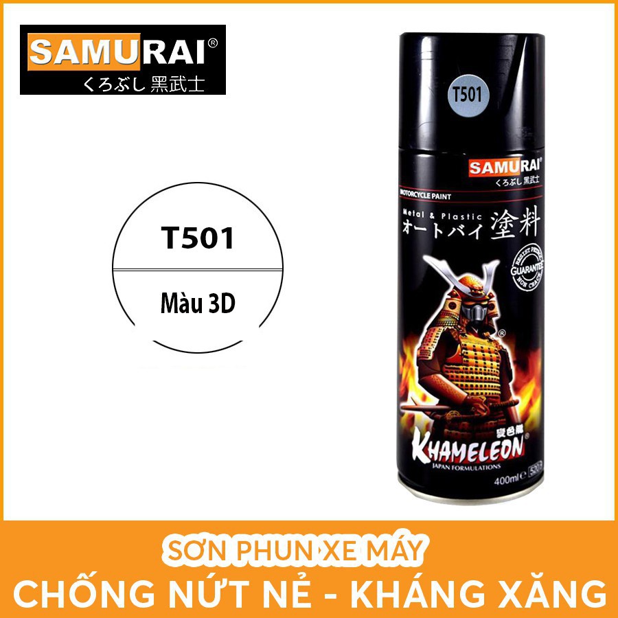 T501 _ sơn xịt Samurai paint T501 màu 3D