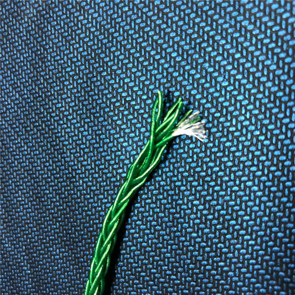 Dây dài 1m màu xanh lá cây 8 phần 152 lõi dùng để làm tai nghe thủ công