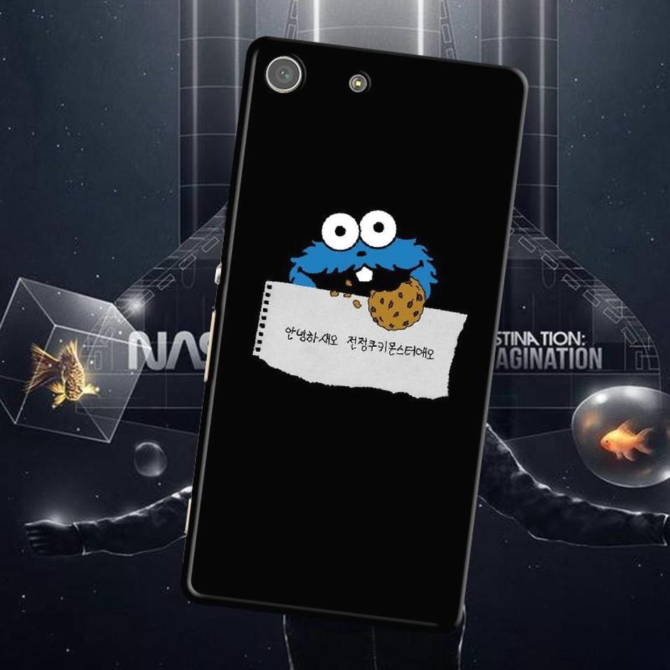 Ốp điện thoại nhựa cứng in nhân vật phim Sesame Street cho Sony Xperia X Z2 XA XZ2 Z5 Z3 XZ3