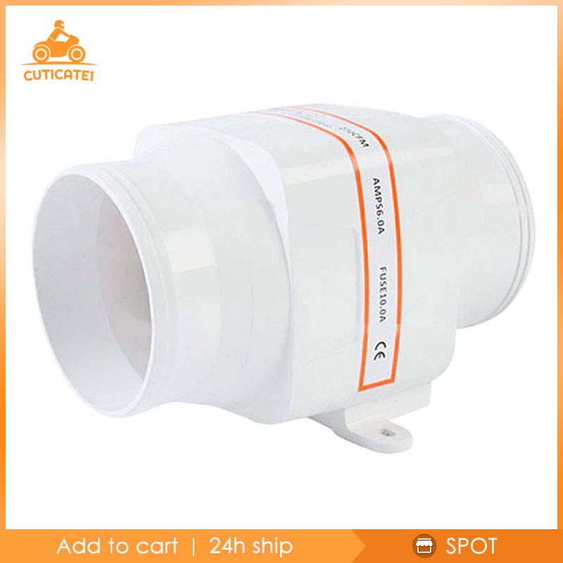 Quạt thông gió điện tử DC 12V 4"270CFM cho tàu thuyền
 | BigBuy360 - bigbuy360.vn